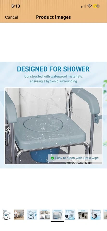 NEVER USED 4-in-1 Shower Commode Chair - $160 OBO - photo 4