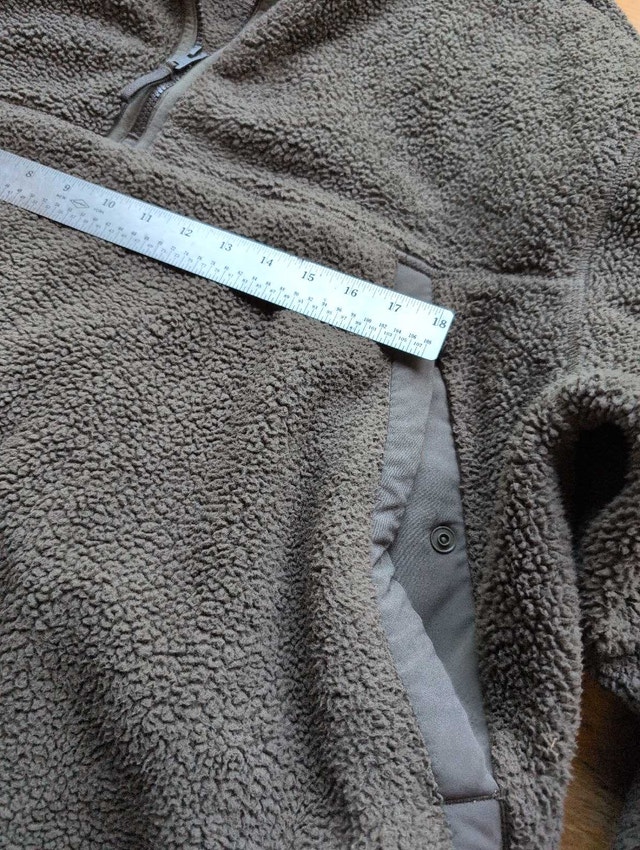 Roots Quarter-Zip Fleece woman's extra large greenish - photo 3