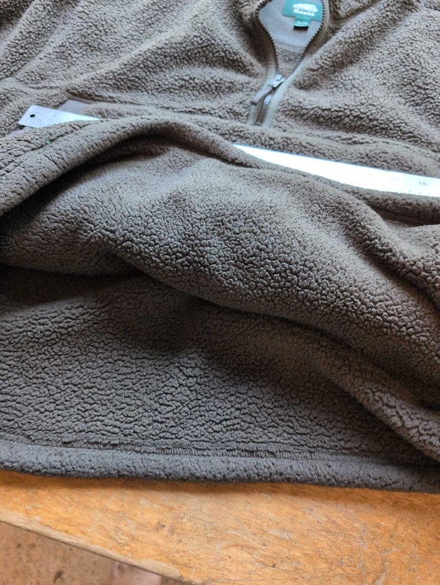 Roots Quarter-Zip Fleece woman's extra large greenish - photo 4