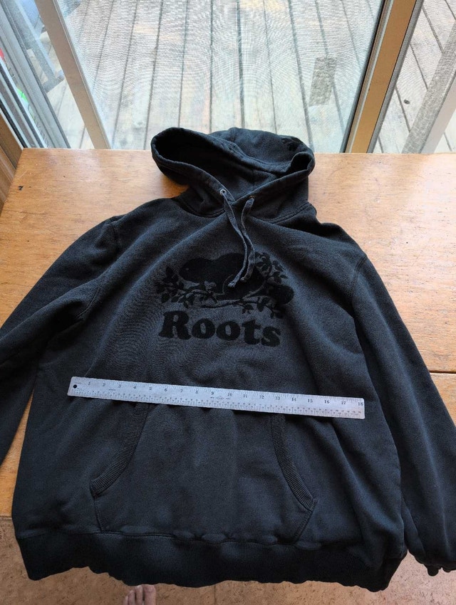 Roots Hoodie mens black xl extra large