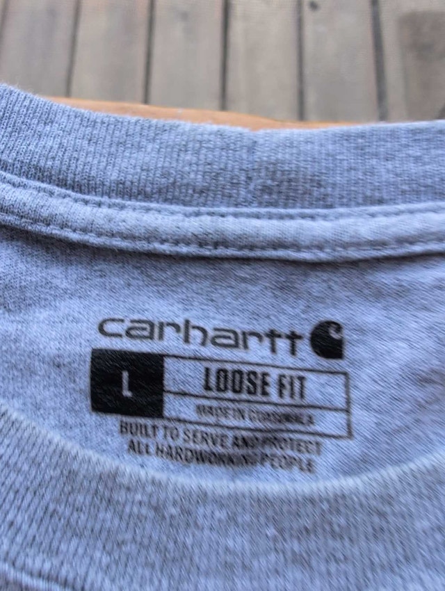 Carhartt Long Sleeve Shirt mens large grey - photo 2
