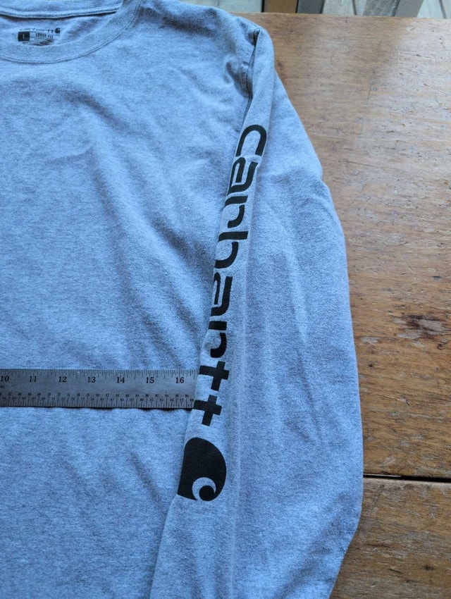 Carhartt Long Sleeve Shirt mens large grey - photo 3