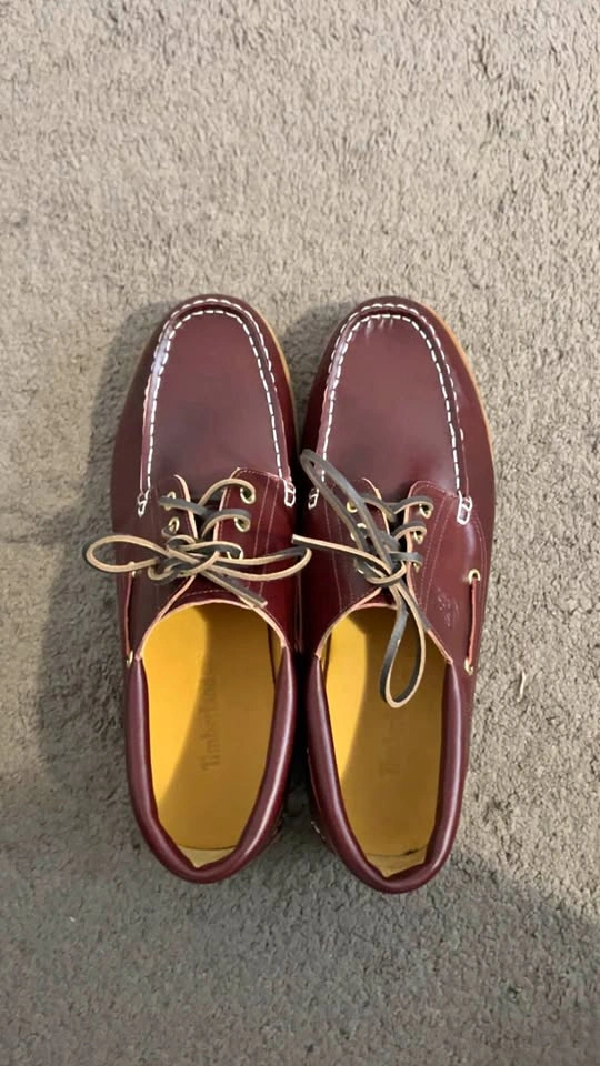NEW Timberland Authentic 3-Eye Classic Lug - Burgundy