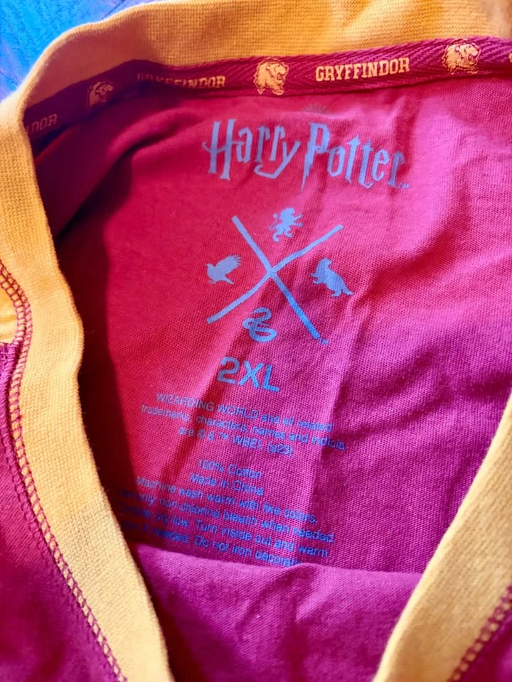 Unisex Harry Potter Gryffindor T-Shirt – 2XL - photo 4