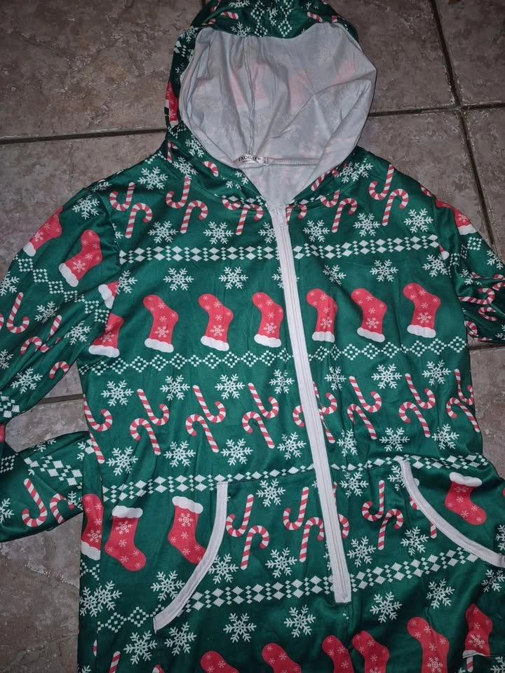 Ekouaer Hooded Christmas Jumpsuit Onesie - Size L - New - photo 2