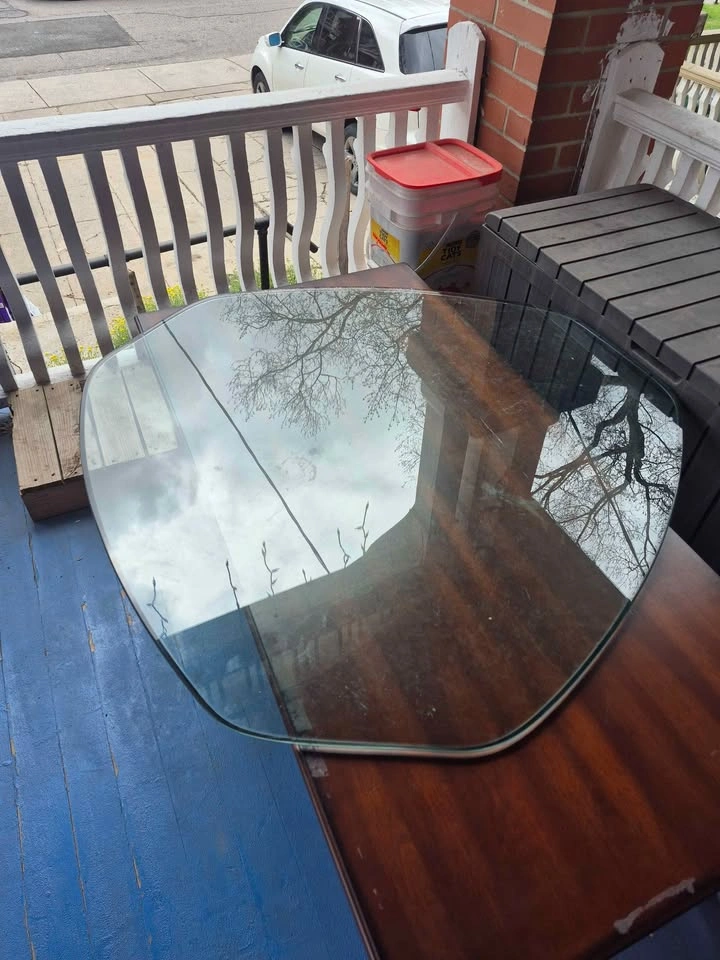 Custom glass table top - photo 2