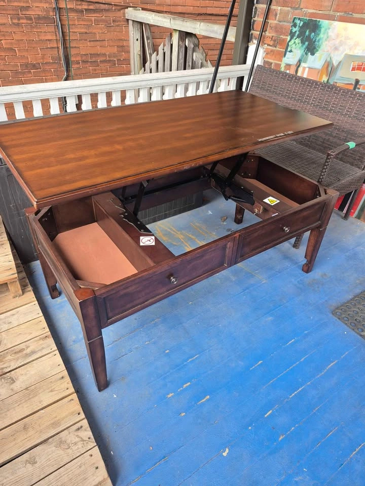Lift top coffee table - photo 4