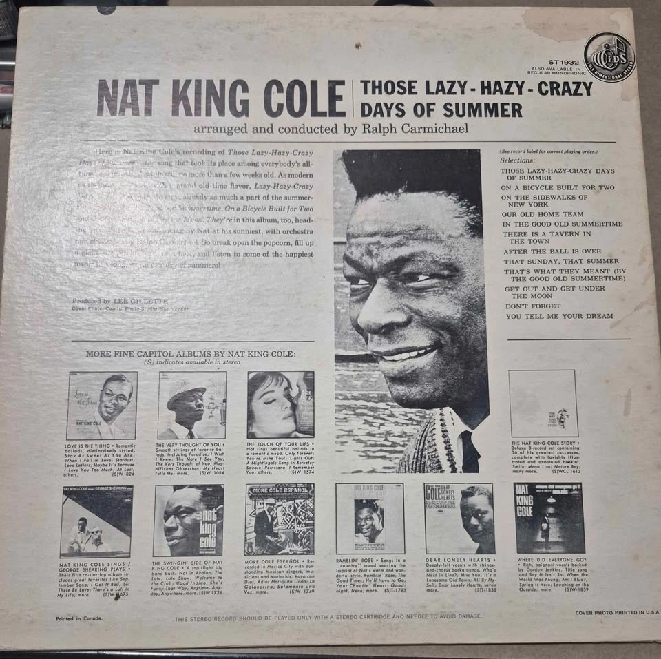 Nat King Cole - 2 Vinyl LPs - photo 2