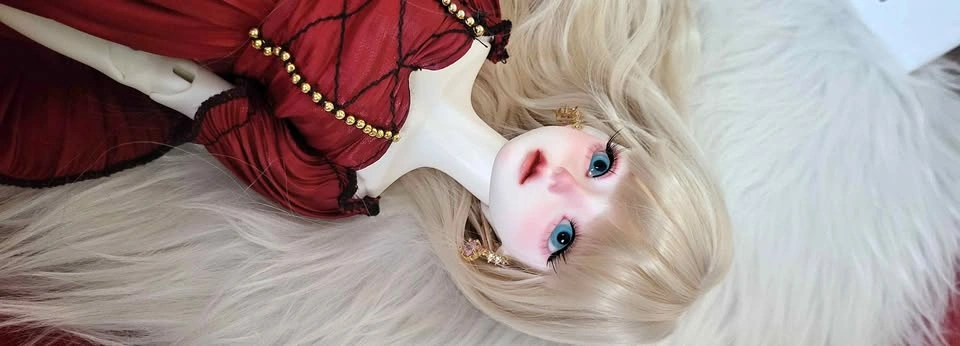 MSD 1/4 BJD Luxury Ballroom Gown – Custom Handmade Couture Dress