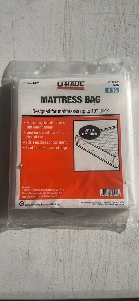 Mattress Bag, King, U Haul