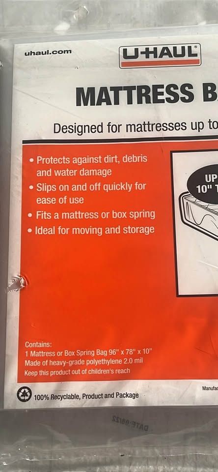 Mattress Bag, King, U Haul - photo 3