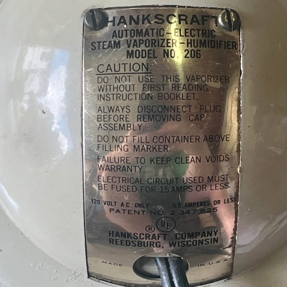 VTG Hankscraft Vaporizer Humidifier in Box - Tested - photo 5