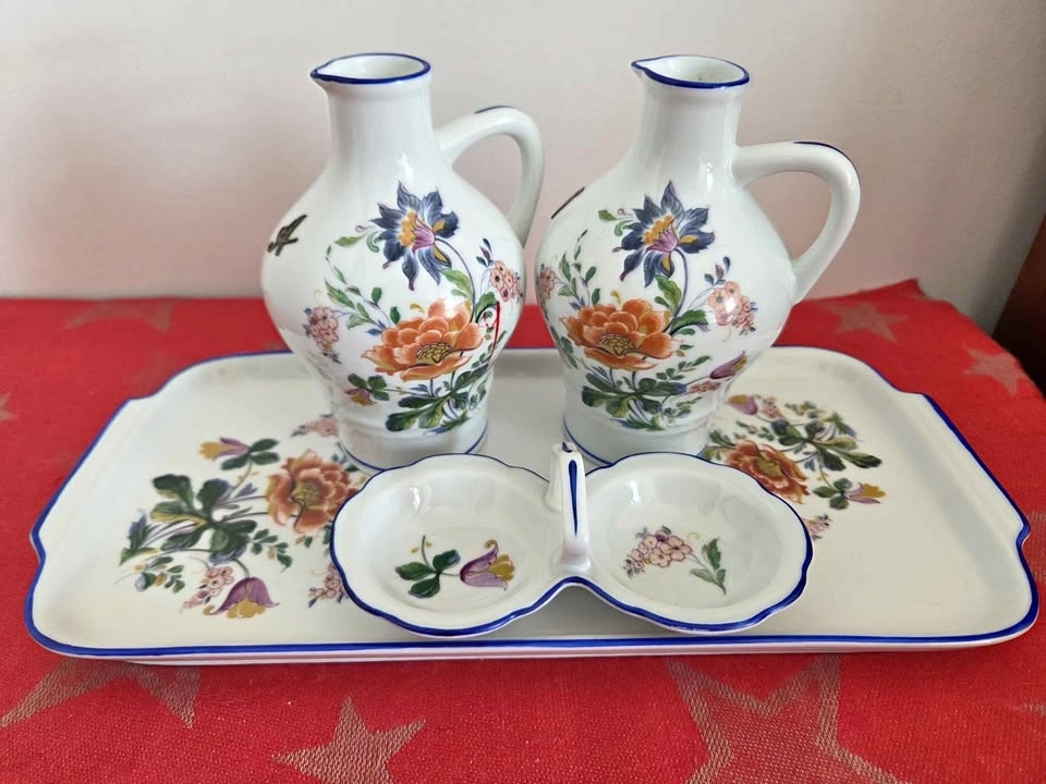 Set of 4 Antique Limoges, Decore A La Main