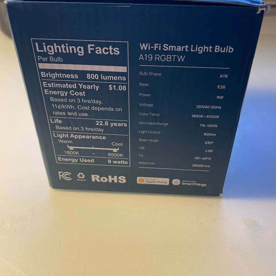 Linkind Matter Smart Light Bulbs 4 Pack - photo 3