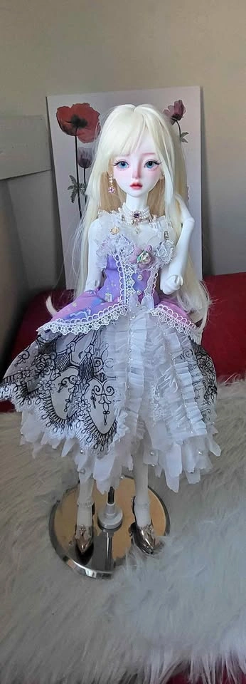 MSD 1/4 BJD Luxury Ballroom Gown – Custom Handmade Couture