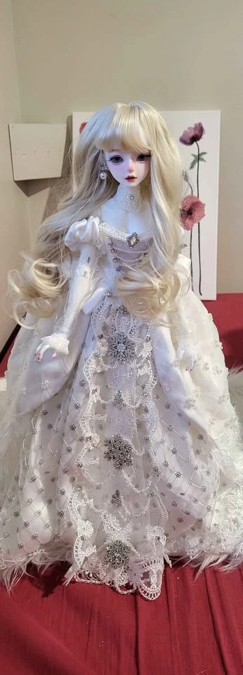MSD 1/4 BJD Luxury Ballroom Gown – Custom Handmade Couture - photo 3
