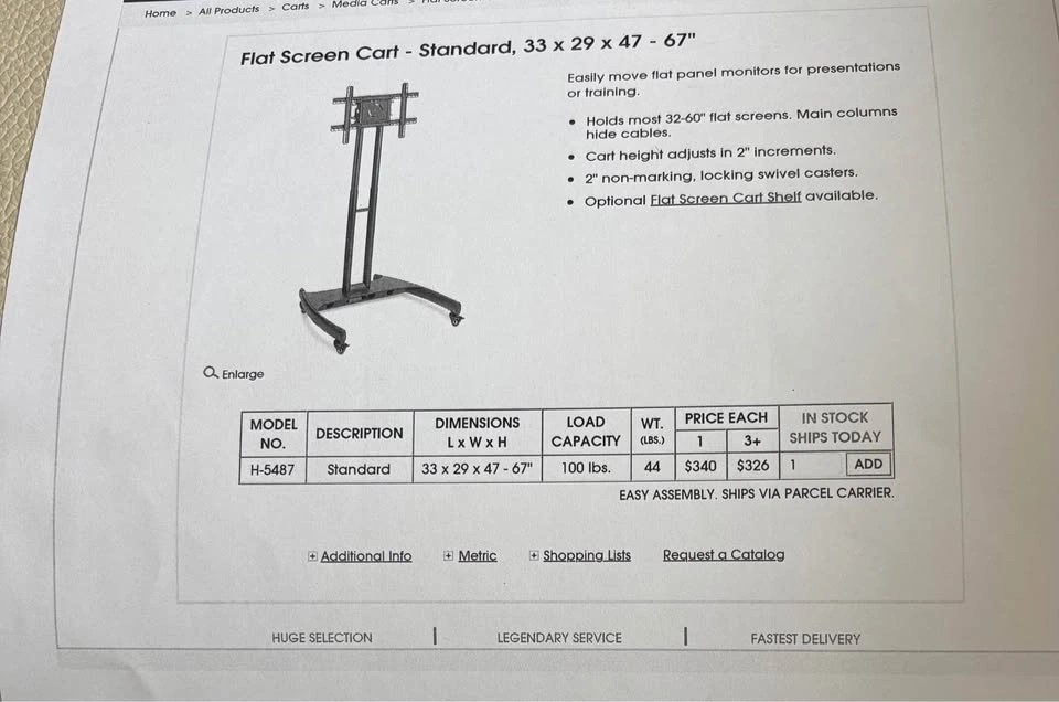 Mobile TV Stand - photo 3