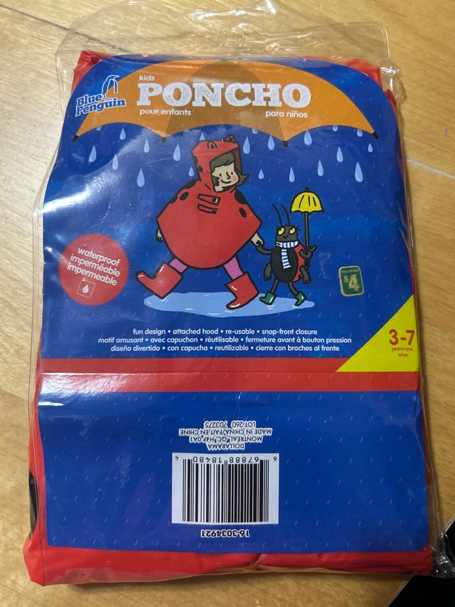 Kids Poncho
