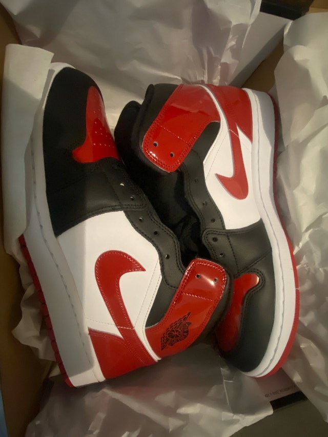 AIR JORDAN 1 MID SE black/varsity red – white