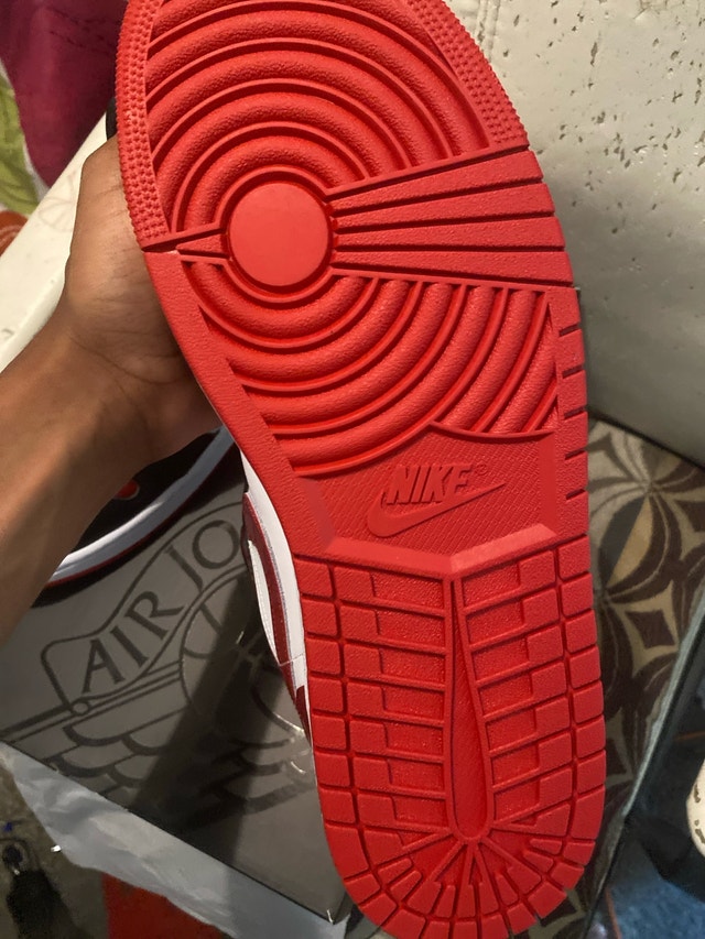 AIR JORDAN 1 MID SE black/varsity red – white - photo 5