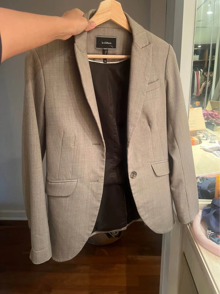 Le Chateau beige-grey blazer - photo 2