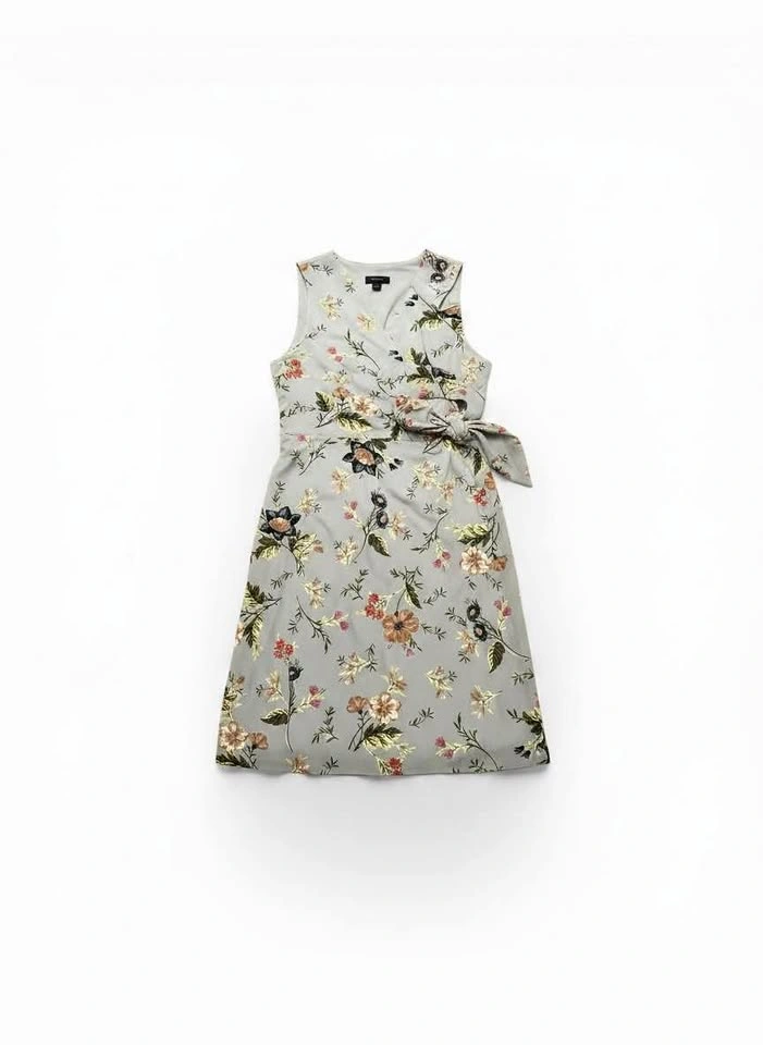 Light blue wrap summer dress (Size S)