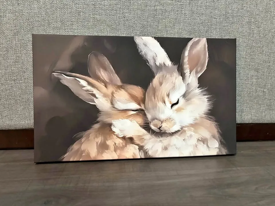 Ready To Hang Beautiful Bunny Canvas thumbnail