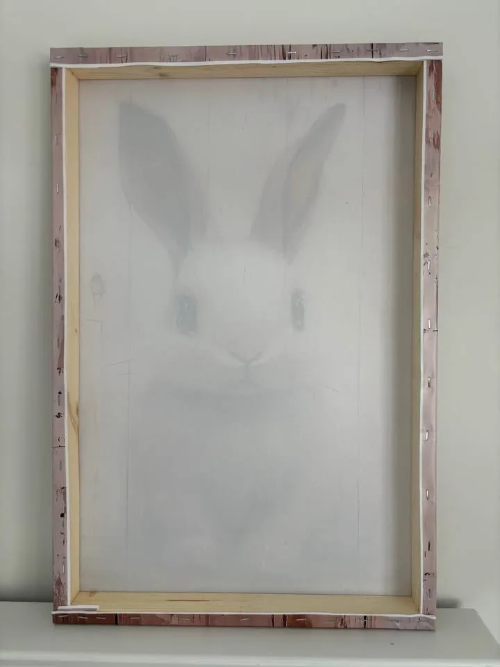 Ready To Hang Vintage White Rabbit Canvas image indicator(7)