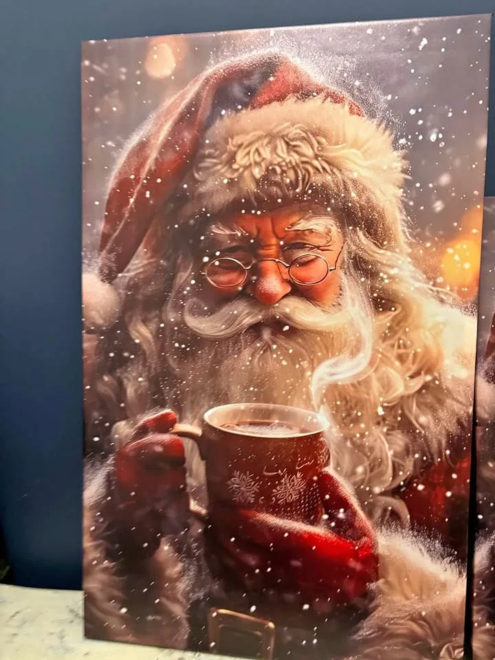 Large Santa Canvas thumbnail