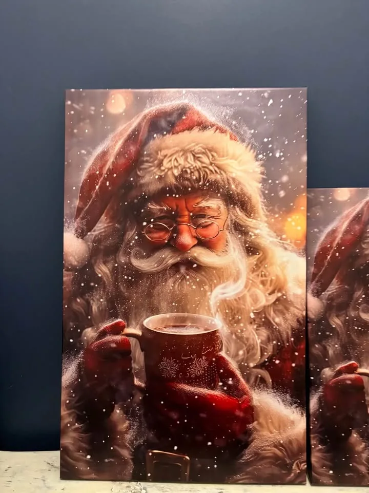 Large Santa Canvas image indicator(6)