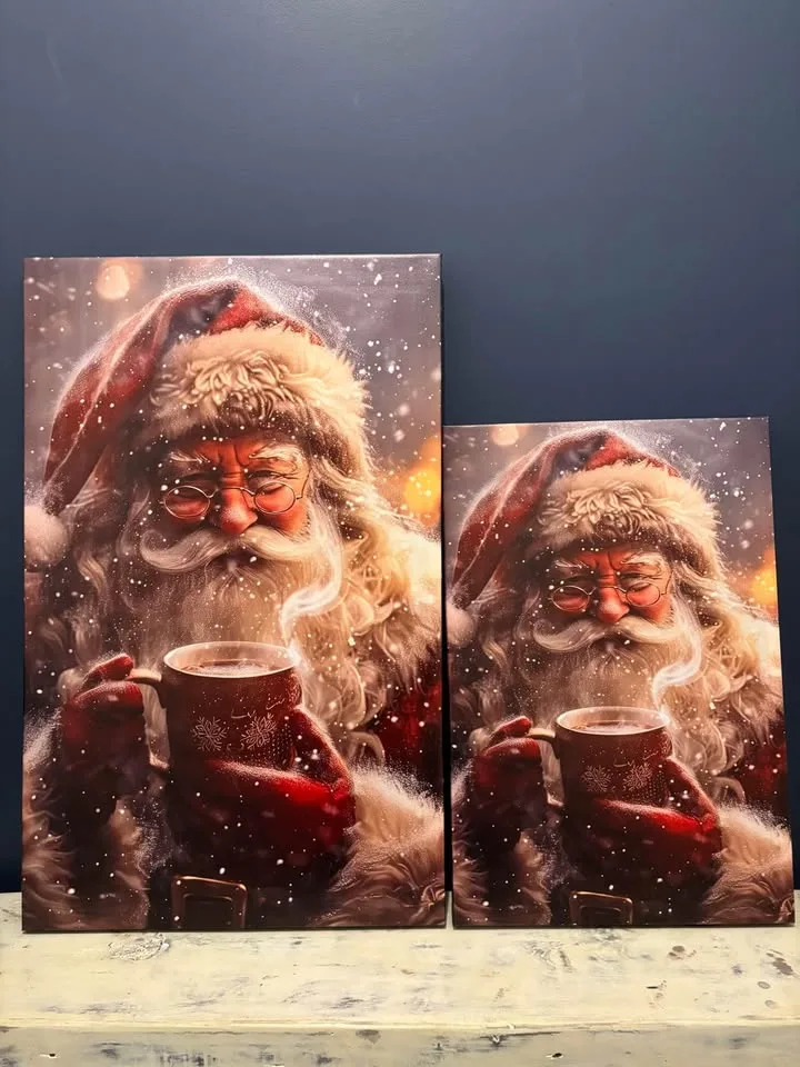 Large Santa Canvas image indicator(7)