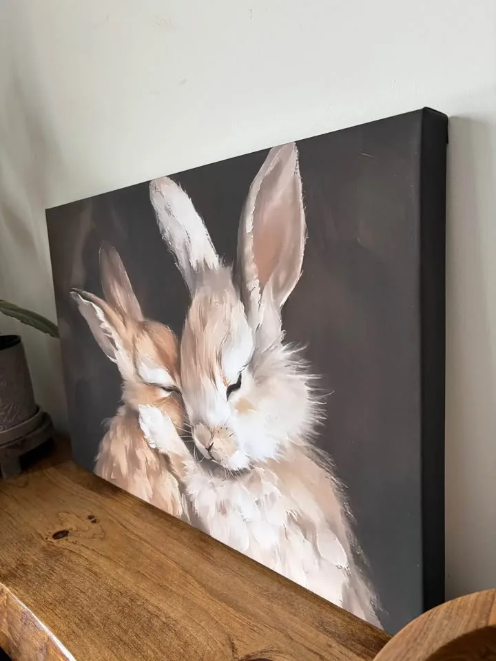 Beautiful Bunny Canvas Print Wall Art image indicator(8)