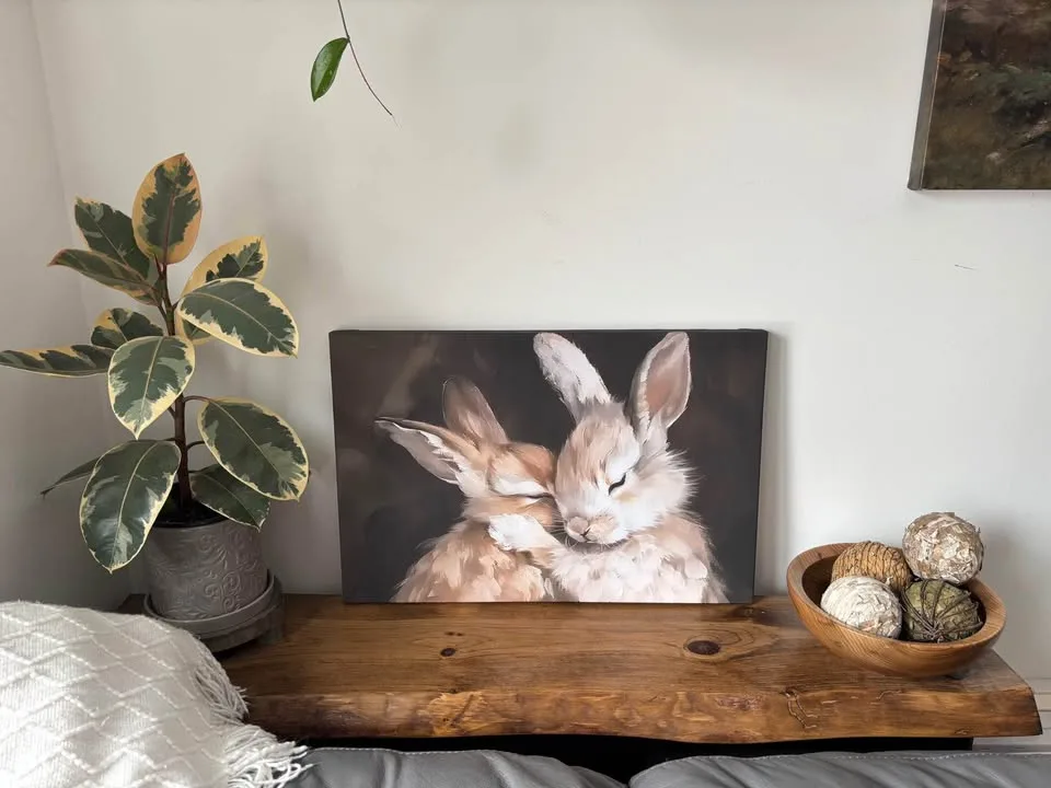 Beautiful Bunny Canvas Print Wall Art image indicator(10)