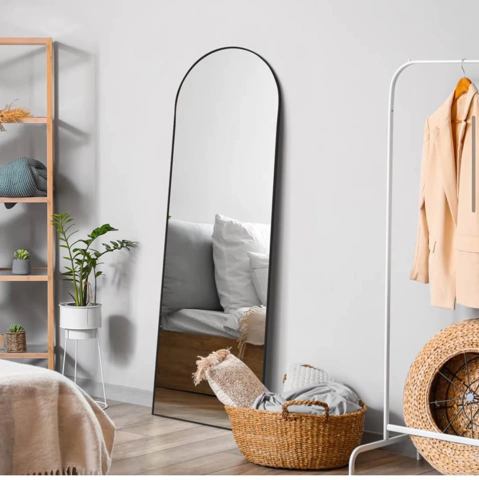 Aluminum Arched Full Length Mirror - photo 2