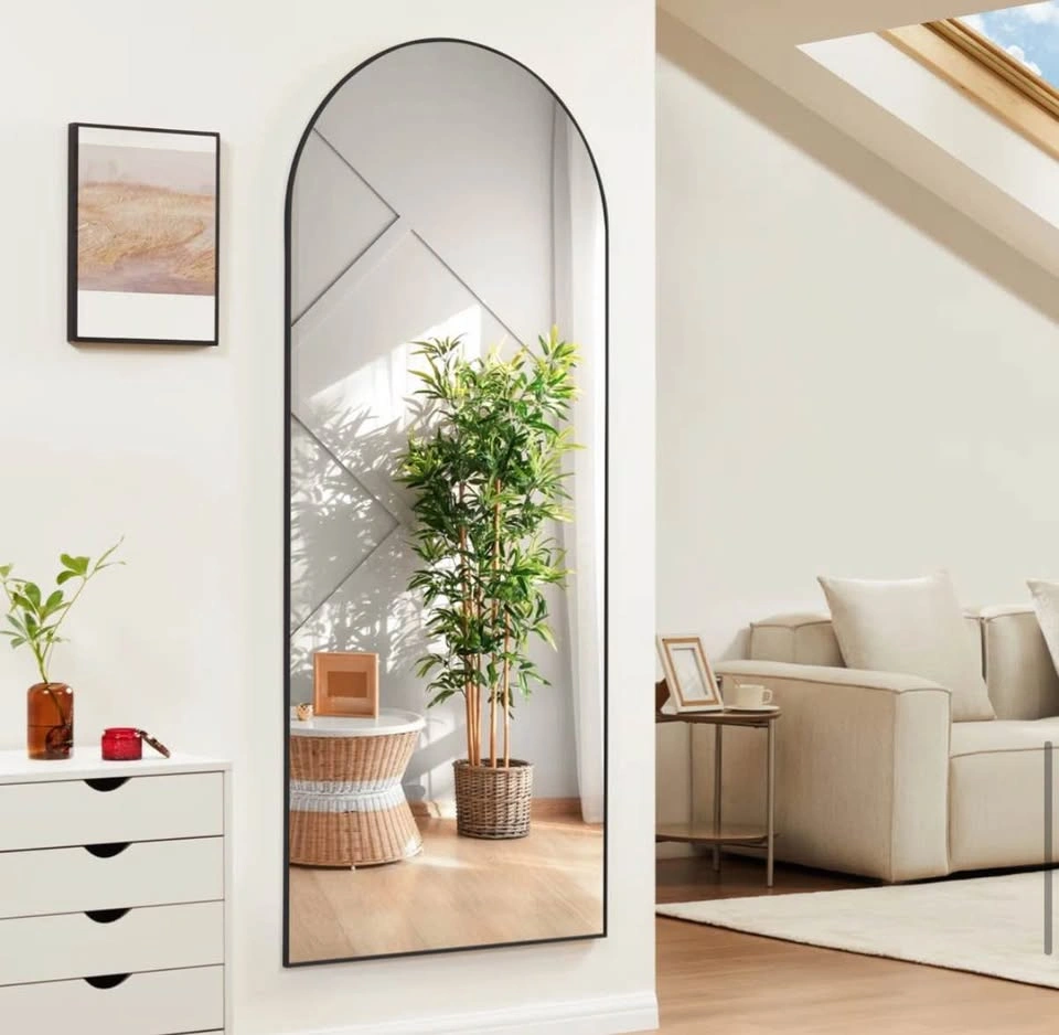Aluminum Arched Full Length Mirror - photo 3