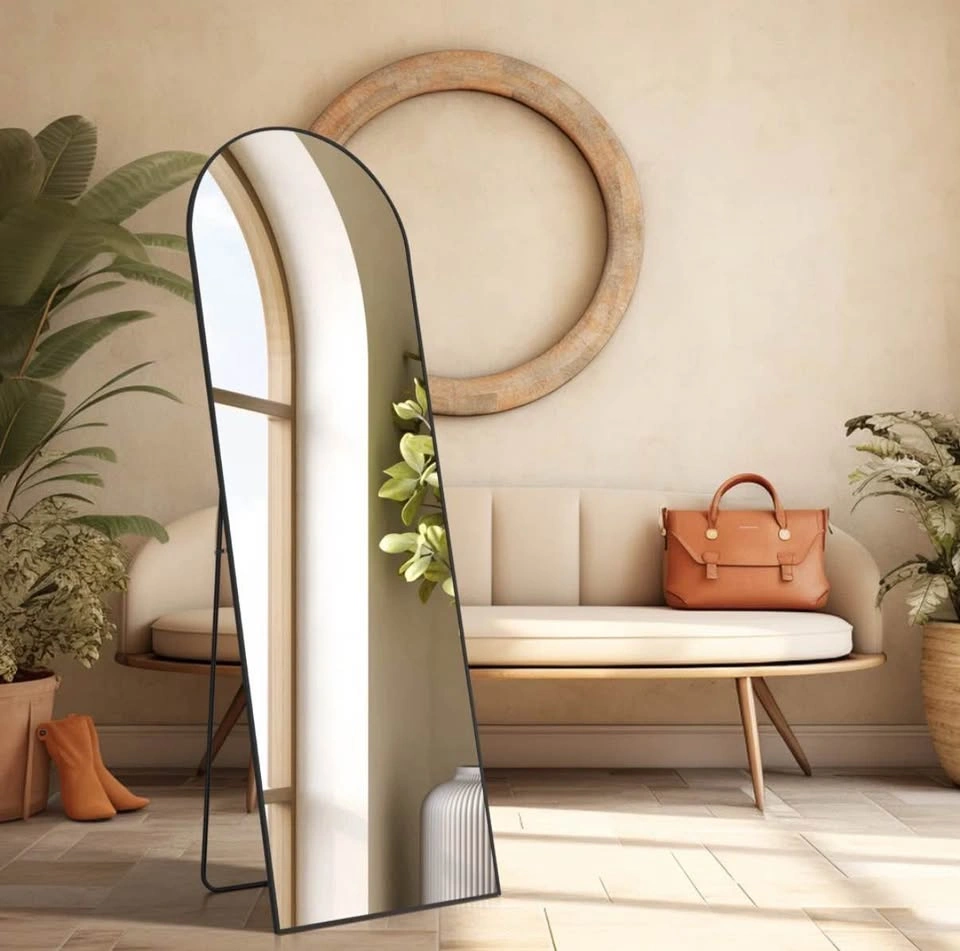 Aluminum Arched Full Length Mirror - photo 4
