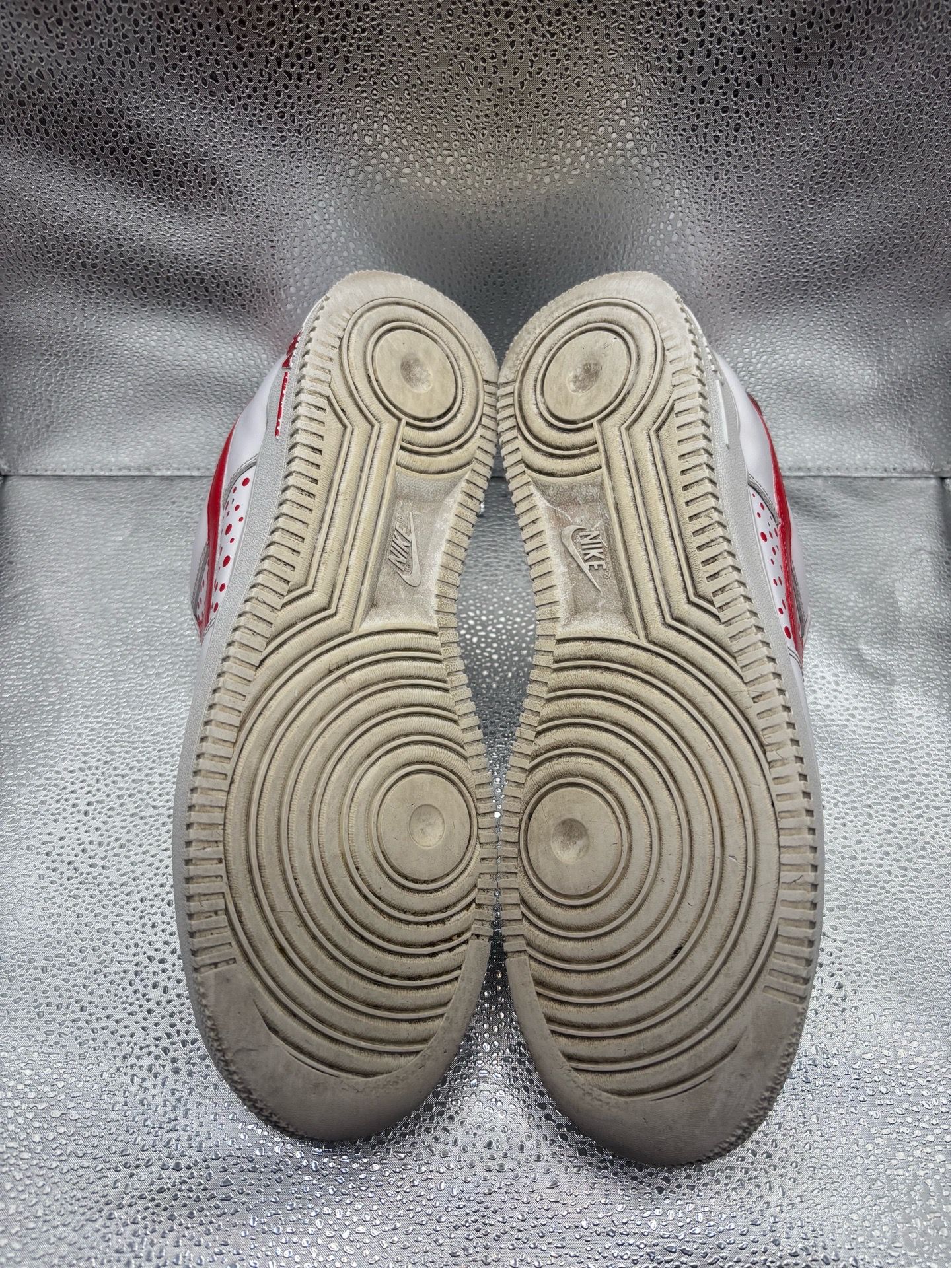 Air Force 1 low triple white flyease (custom painted) - photo 3