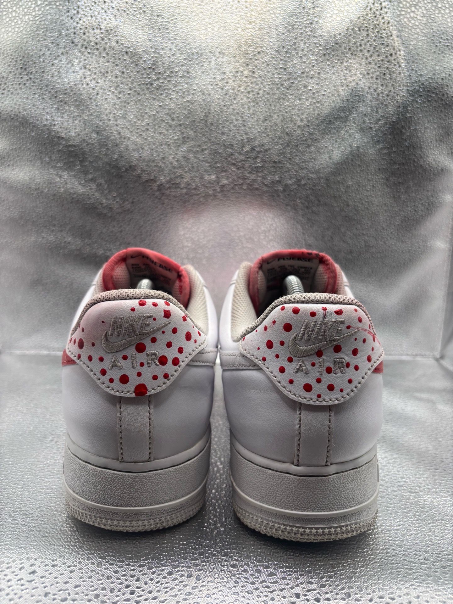 Air Force 1 low triple white flyease (custom painted) - photo 4
