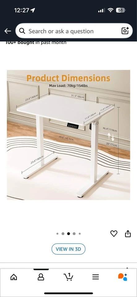 Selling 32inch electric standing desk - photo 4