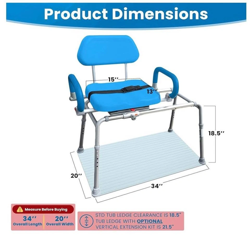 Platinum Health Carousel Sliding Shower Chair - photo 2