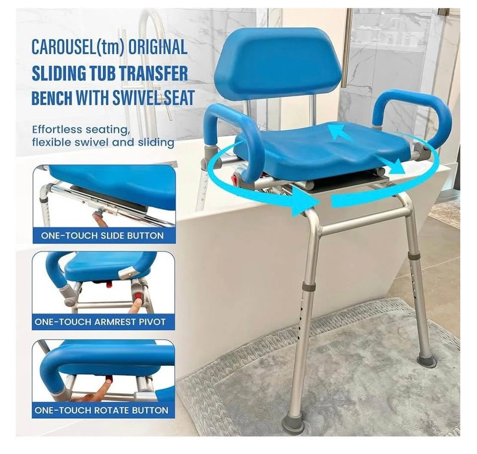 Platinum Health Carousel Sliding Shower Chair - photo 3