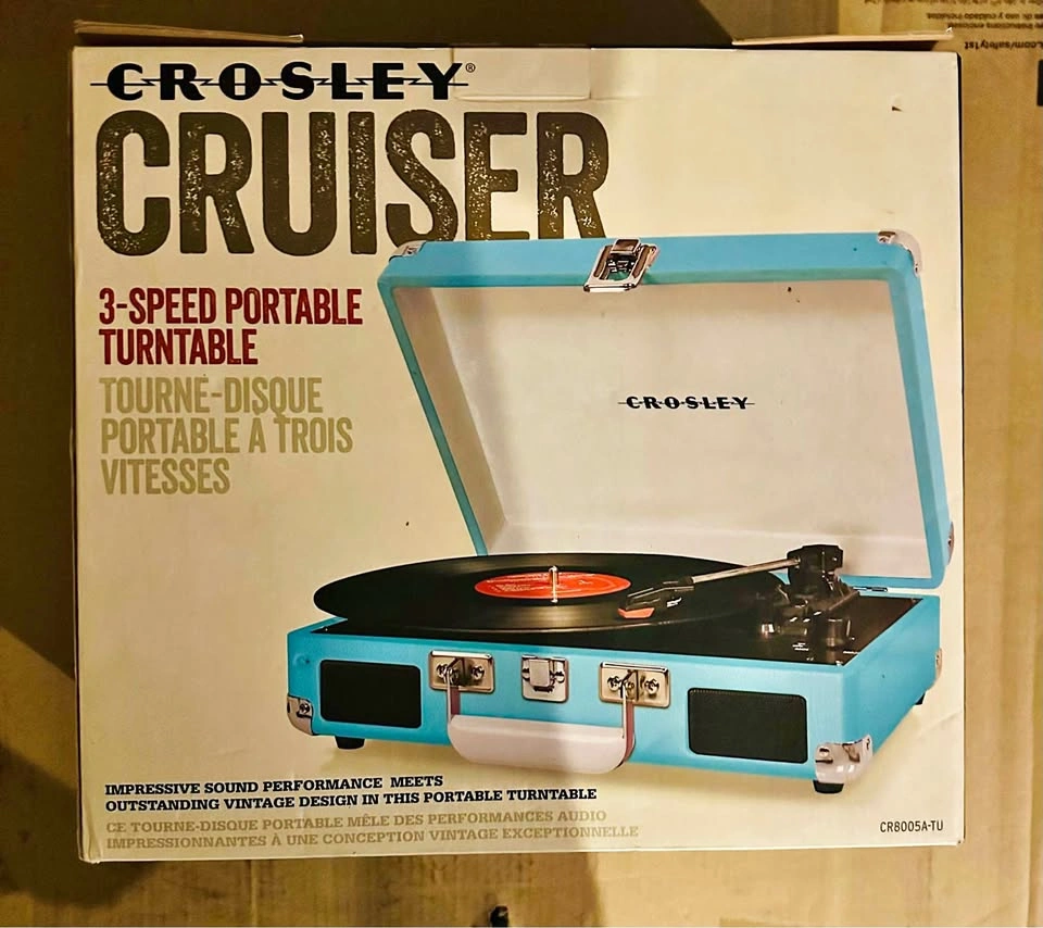Crosley Cruiser 3-Speed Portable Record Player Turntable