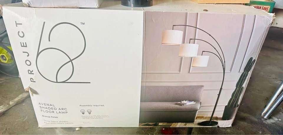 Project 62 Avenal 3-Shade Arc Floor Lamp – Bronze Finish