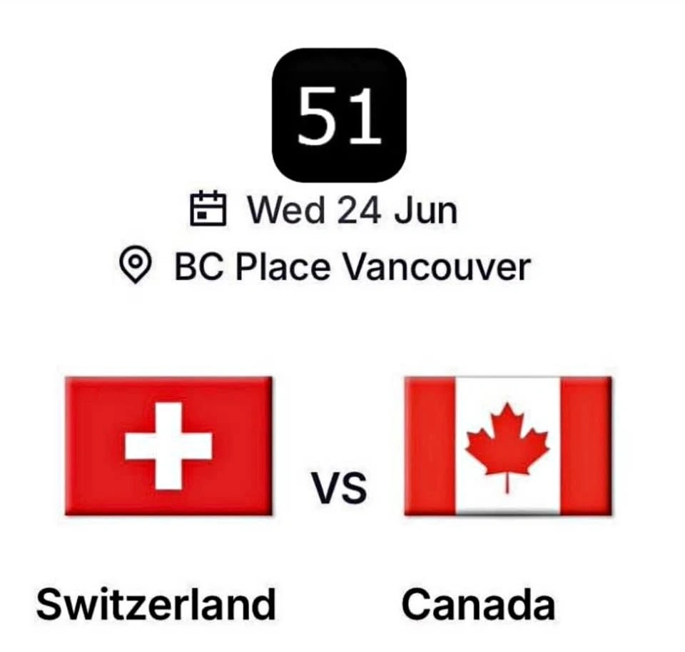 Switzerland vs Canada