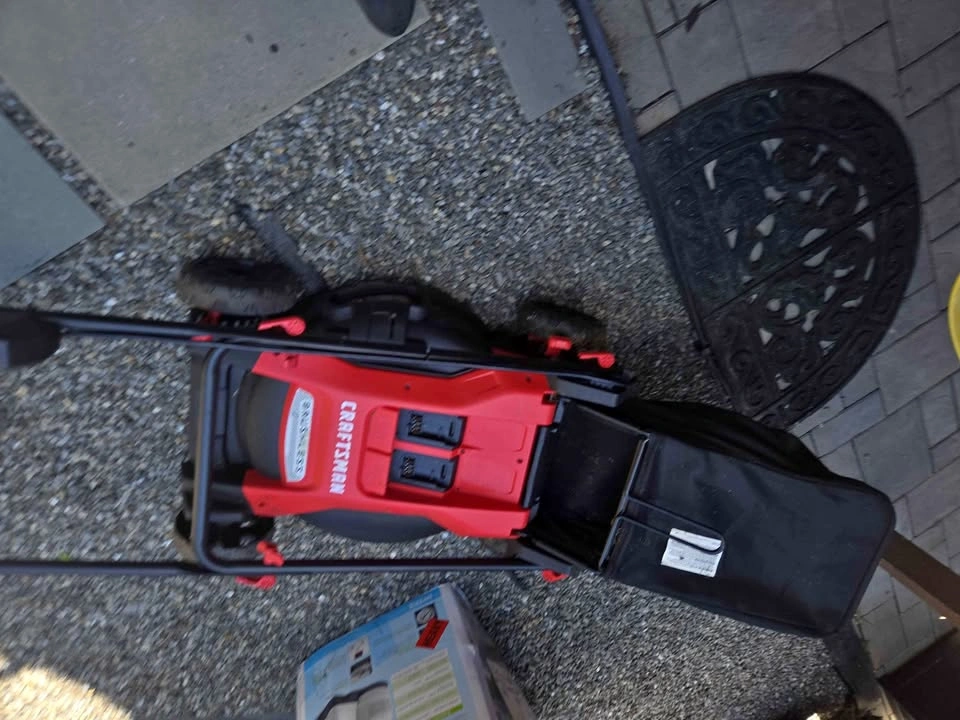 Craftsman 20v mower with 2 batteries and charger