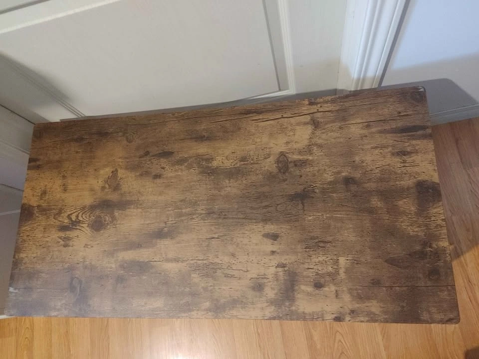 Coffee Table - Rustic Brown, Metal Frame (2 Available) - photo 2
