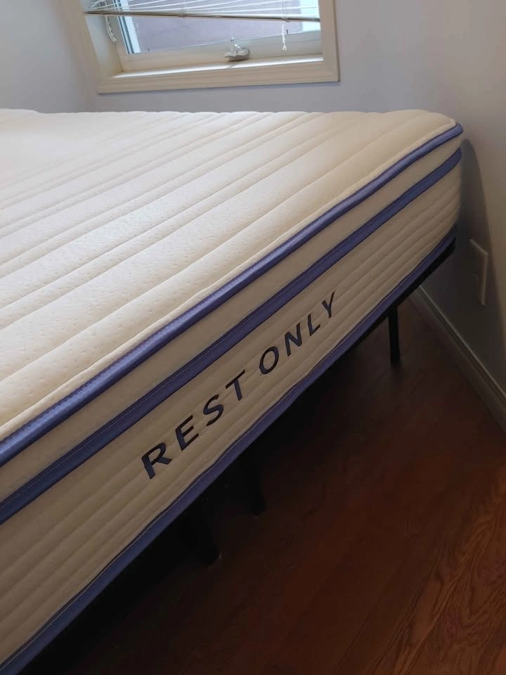 24" Full Size Bed Set (10" Mattress + 14" Metal Frame) - photo 3