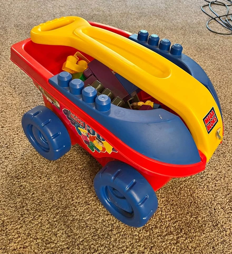 Lego legos and wagon