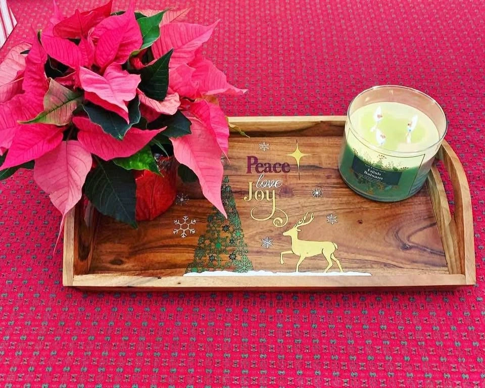 Hand painted platter