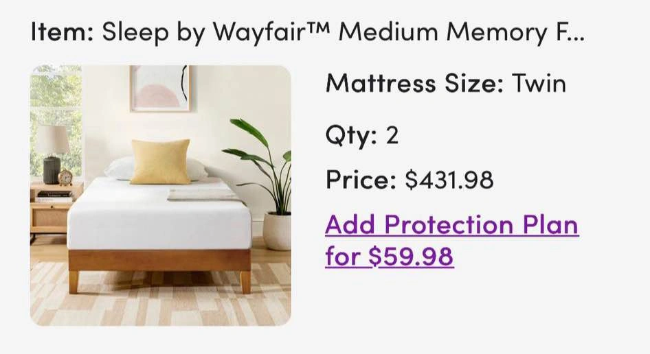1 brand-new twin mattress